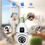 Thumbnail: Cutech 2-in-1 Dual Lens Dual Screen Bulb WiFi Wireless 4MP HD Live View