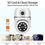 Thumbnail: Cutech 2-in-1 Dual Lens Dual Screen Bulb WiFi Wireless 4MP HD Live View