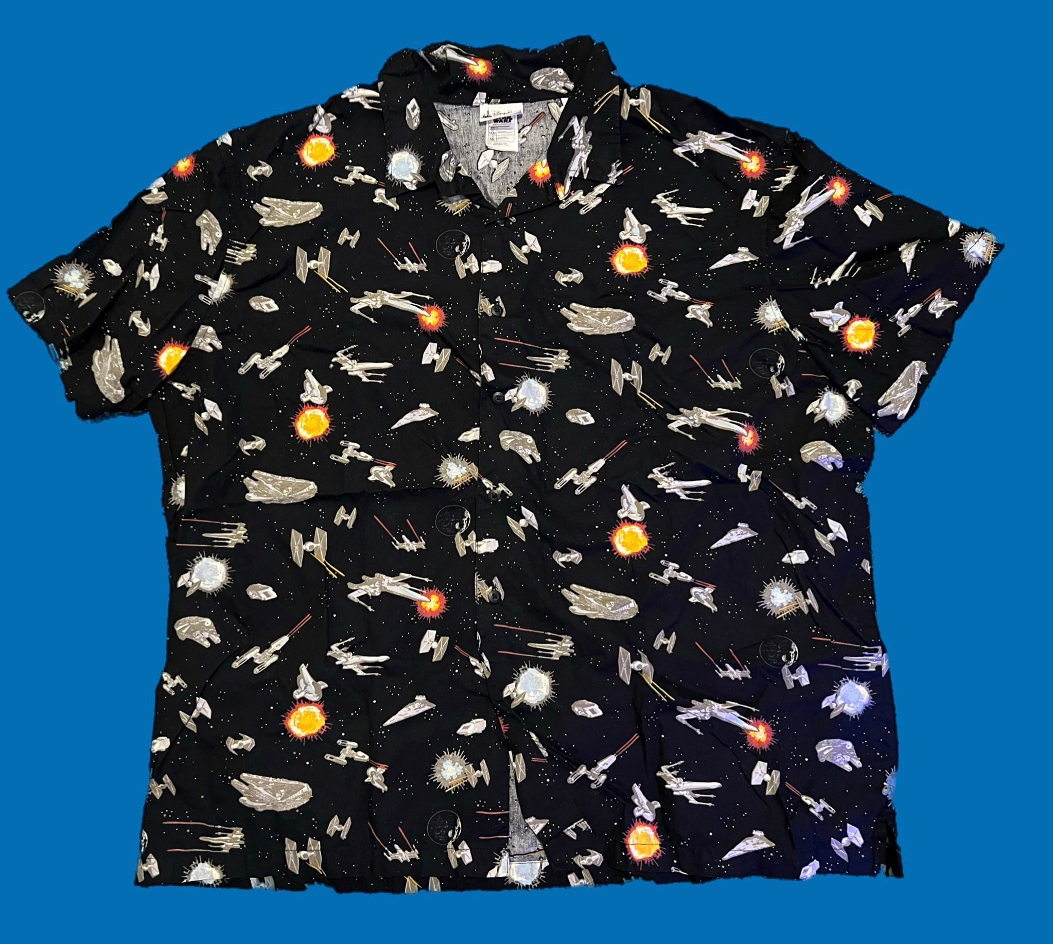 Star wars button up 2XL