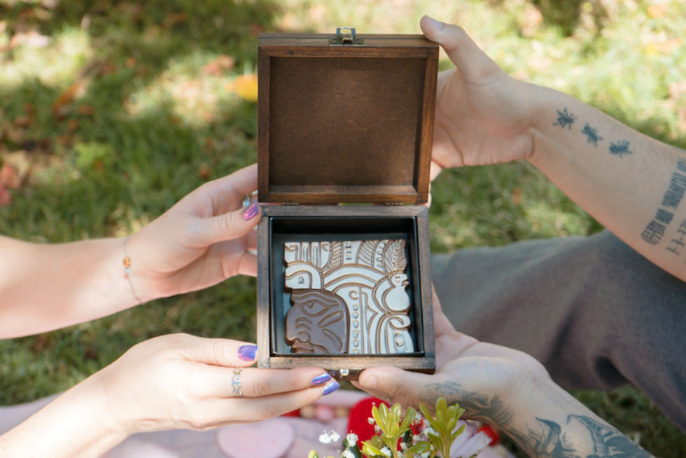 Thumbnail: Mayan God Talavera Gift Box