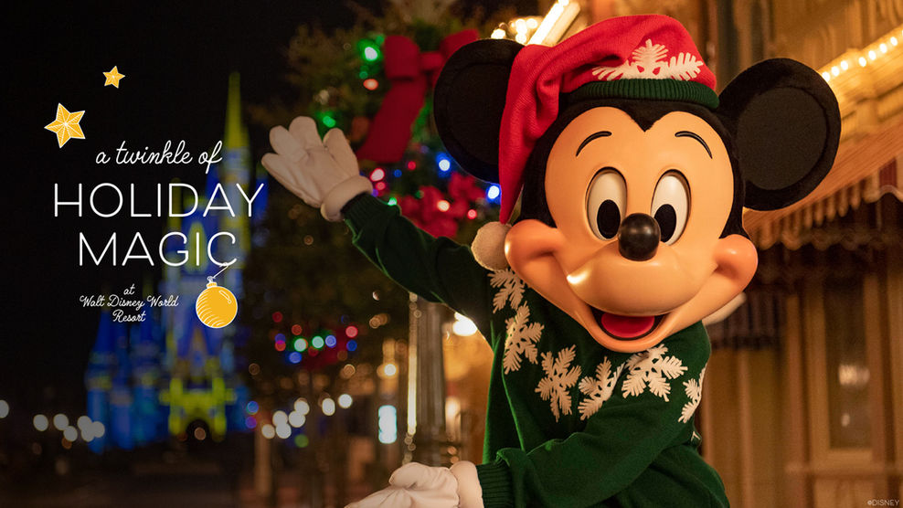 The holidays are coming to Disney World