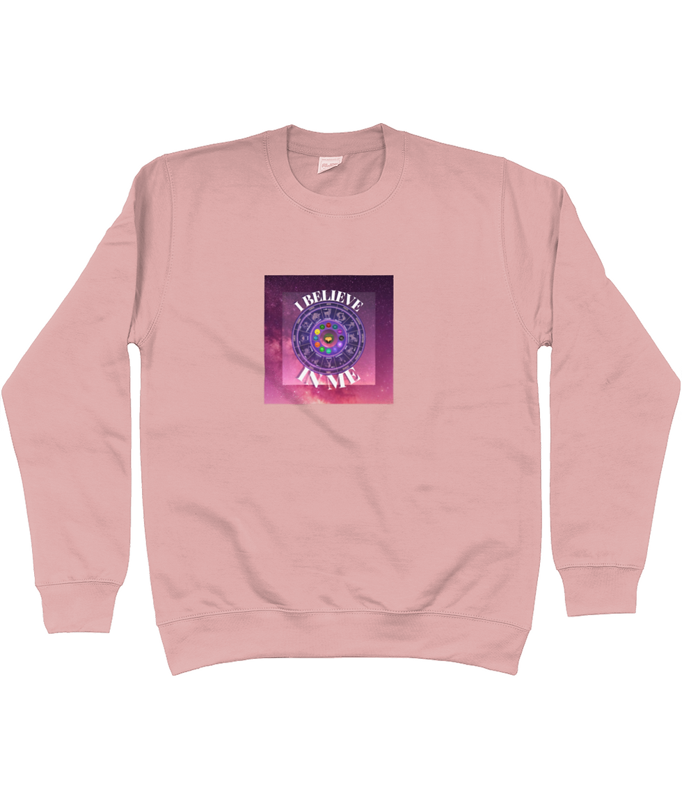 Thumbnail: I Believe In Me Zodiac Wheel Unisex Sweater