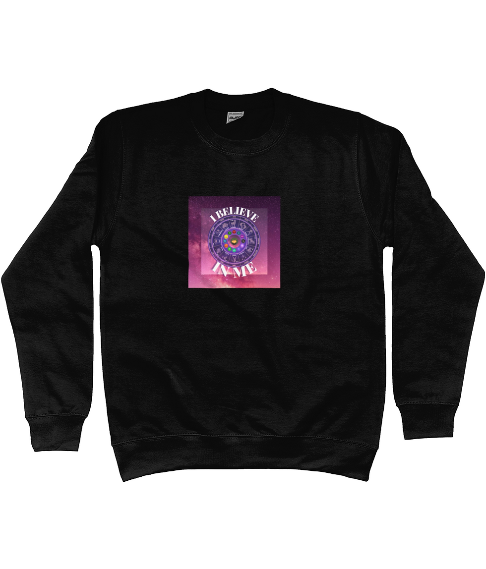 Thumbnail: I Believe In Me Zodiac Wheel Unisex Sweater