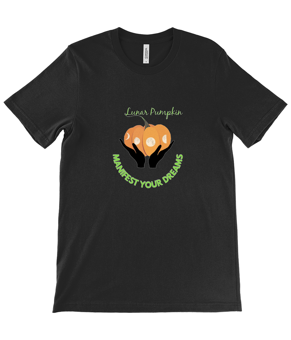 Thumbnail: Manifest Your Dreams Canvas Unisex Crew Neck T-Shirt
