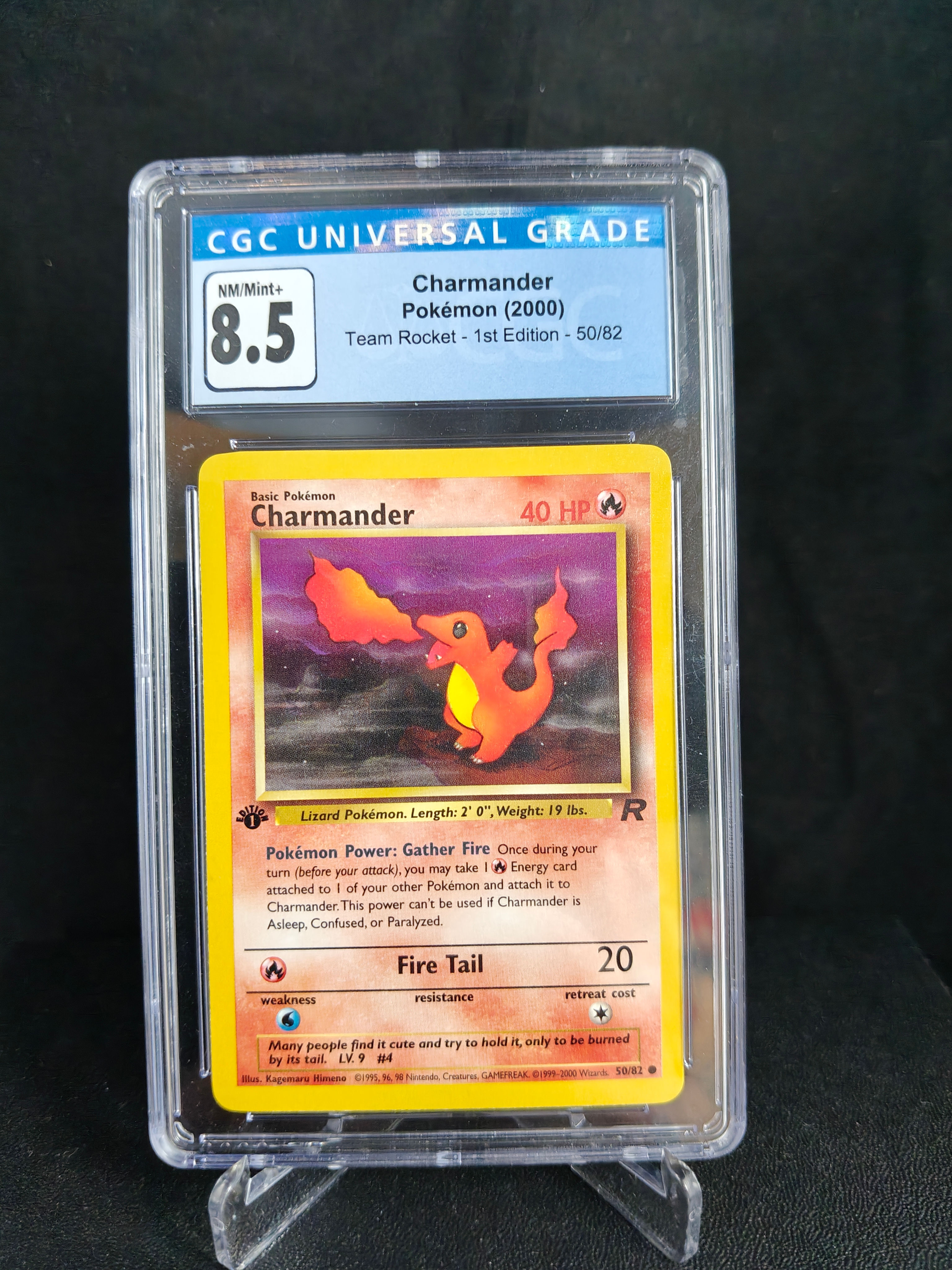 1 st ed. Charmander 50/82 CGC 8.5
