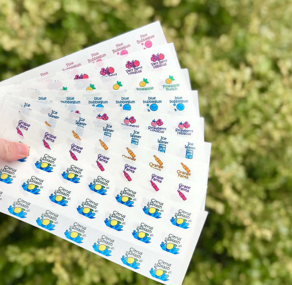 Thumbnail: Custom Lip Scrub/Balm Stickers (63)