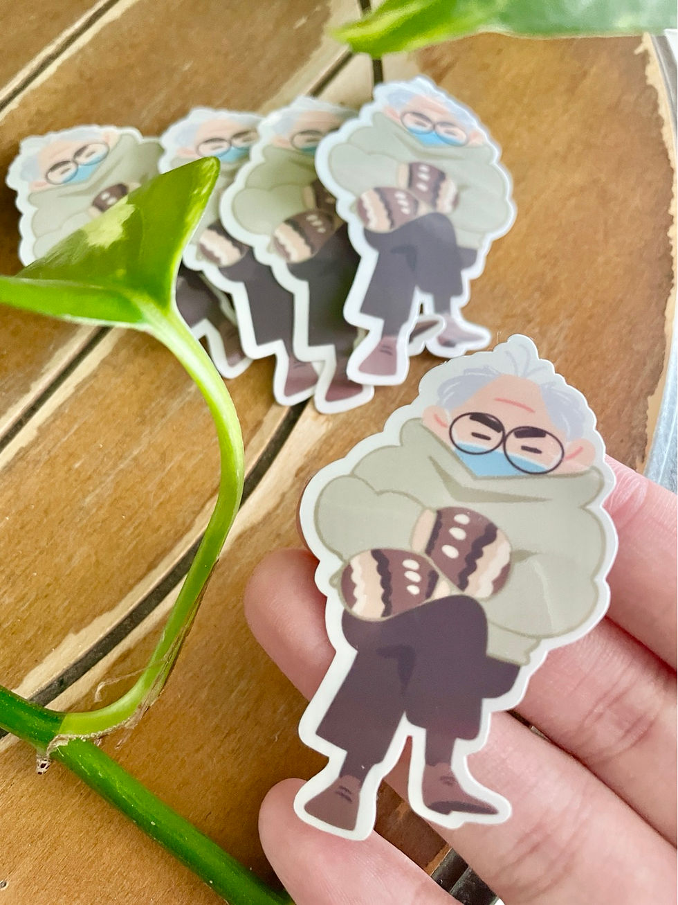Bernie's Mittens Sticker
