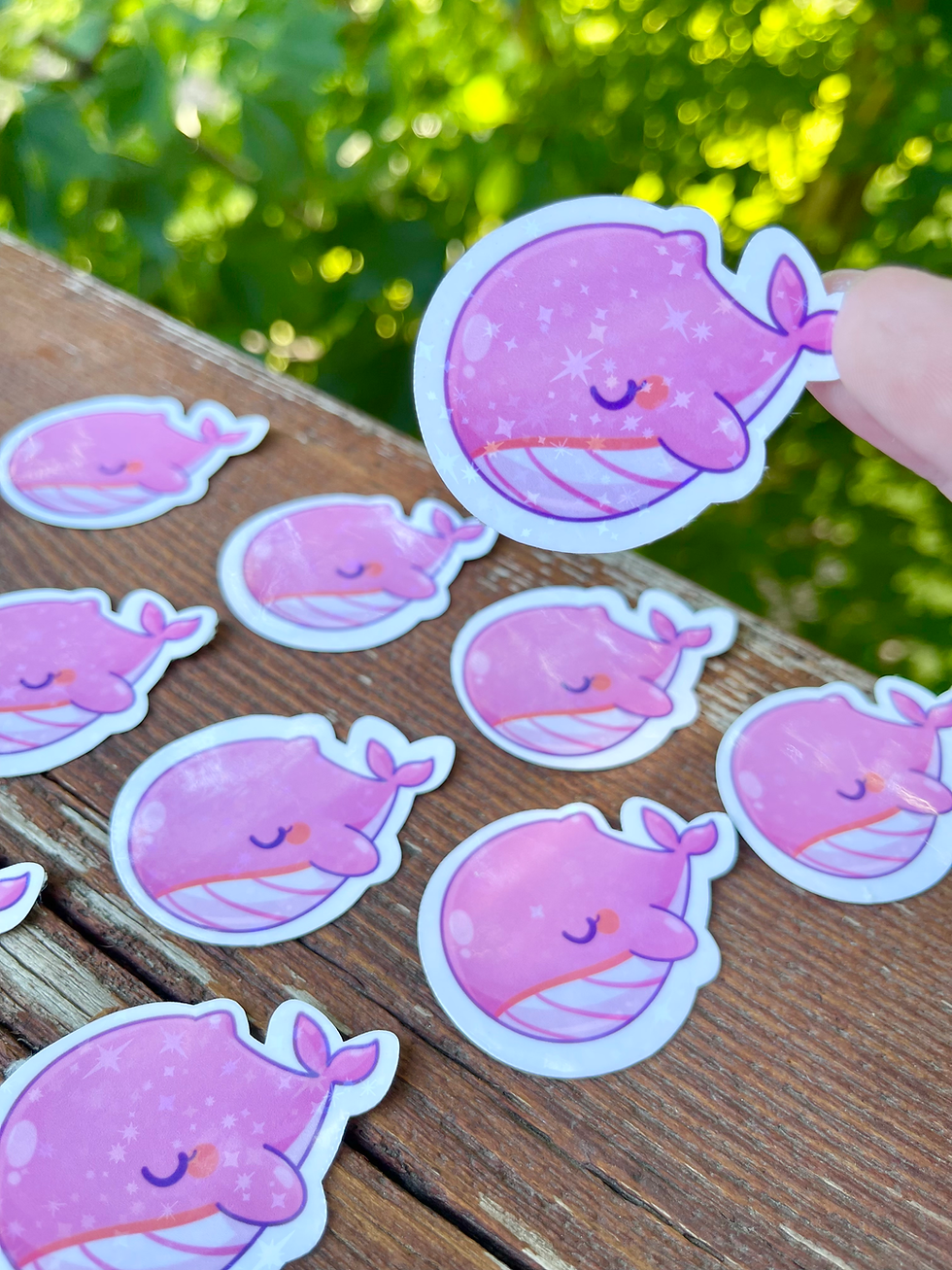 Thumbnail: Borahae Whale Sticker