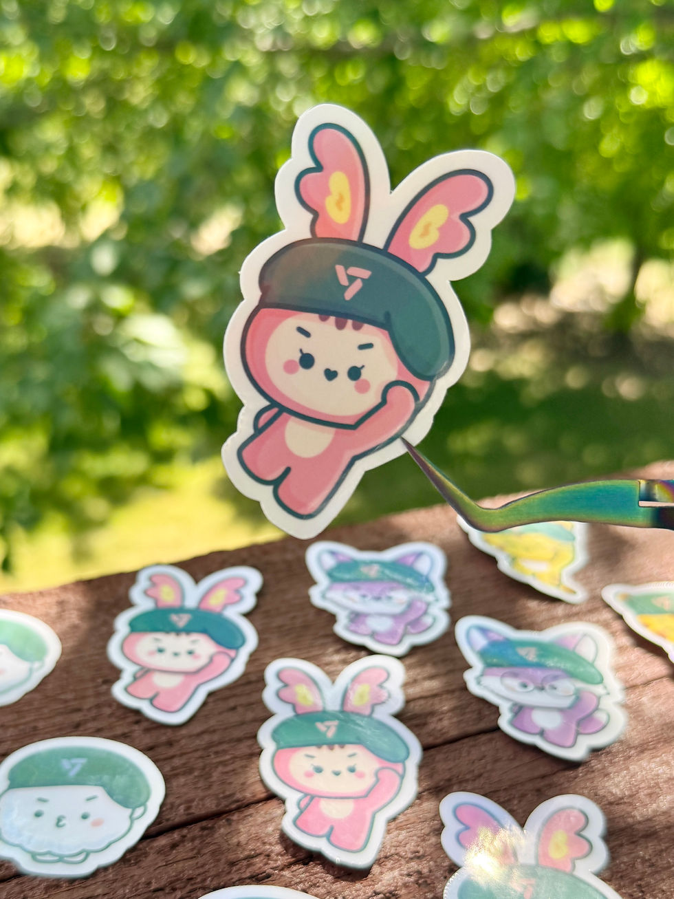 Thumbnail: Seventeen Miniteen Military sticker
