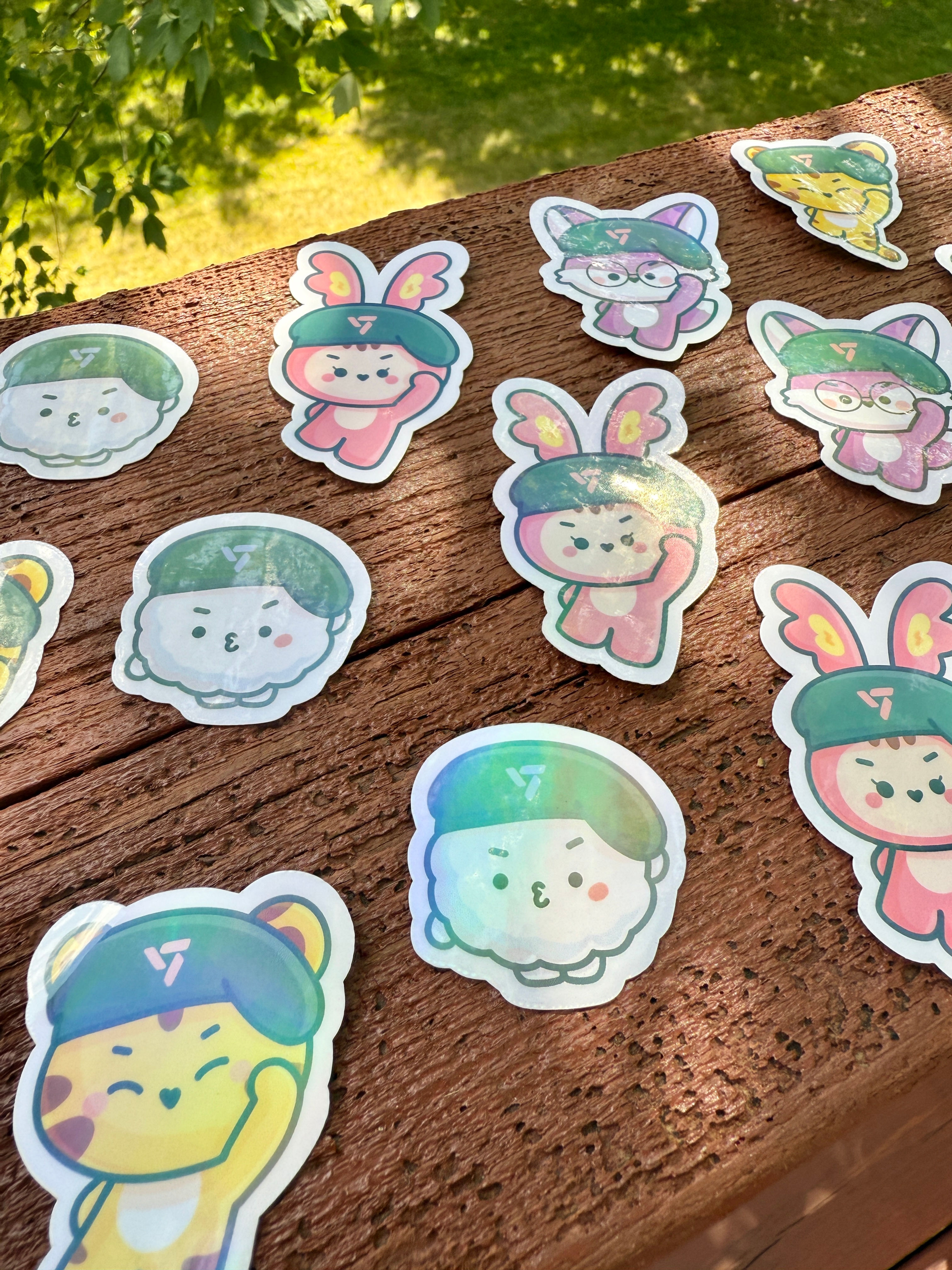 Seventeen Miniteen Military sticker