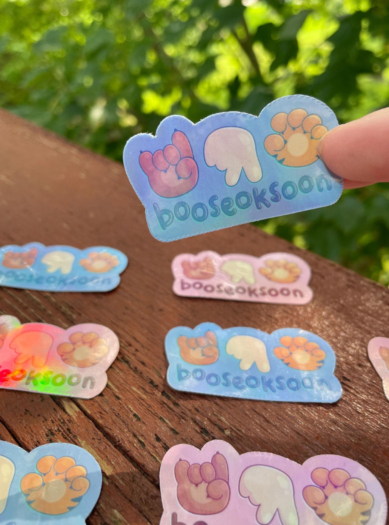 Thumbnail: BSS BooSeokSoon hand signs sticker