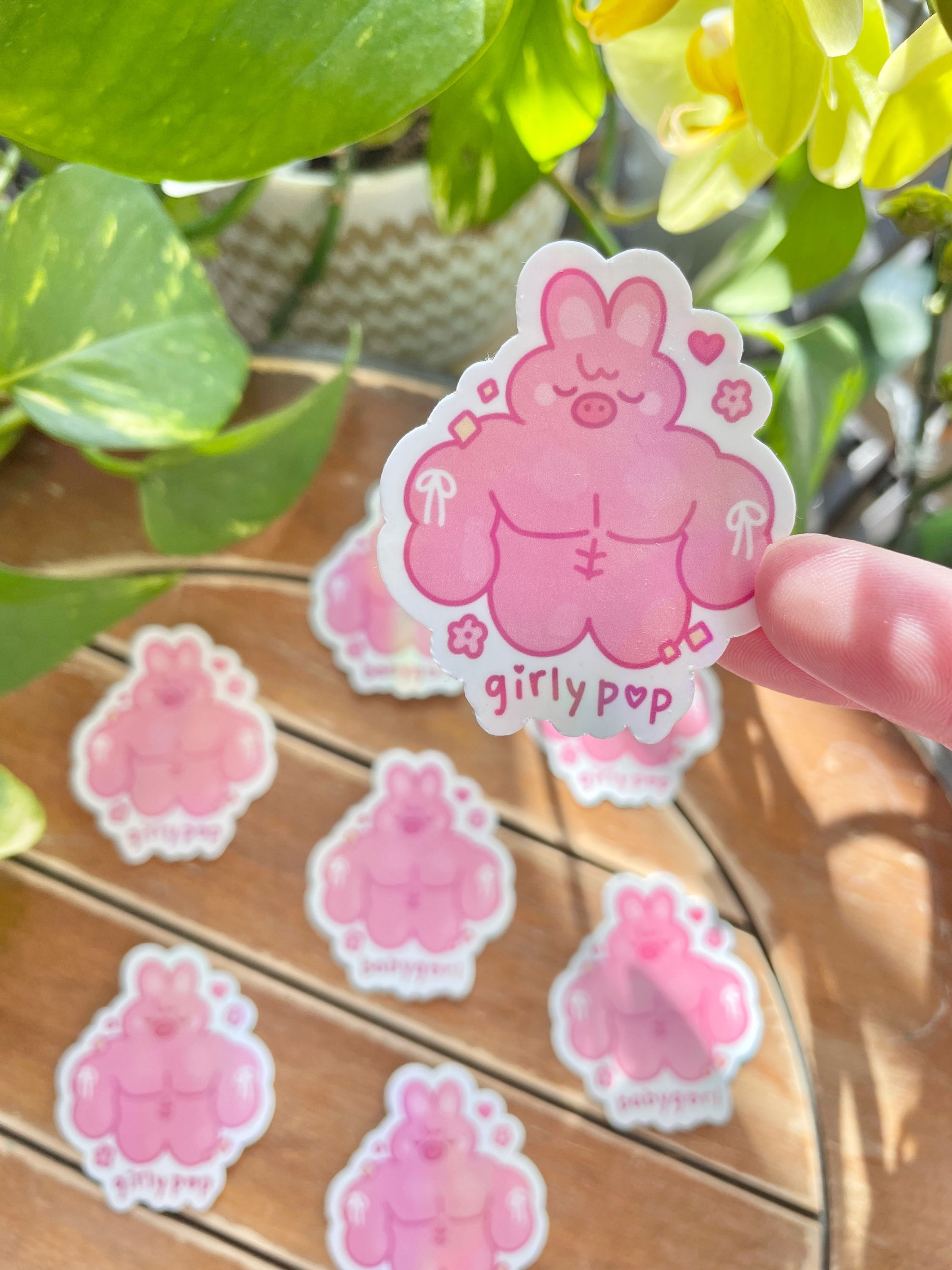 Buff Dwaekki Girlypop sticker