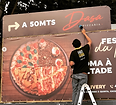 Lona impressa para placas