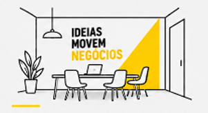 Parede de escritório personalizada com adesivo institucional