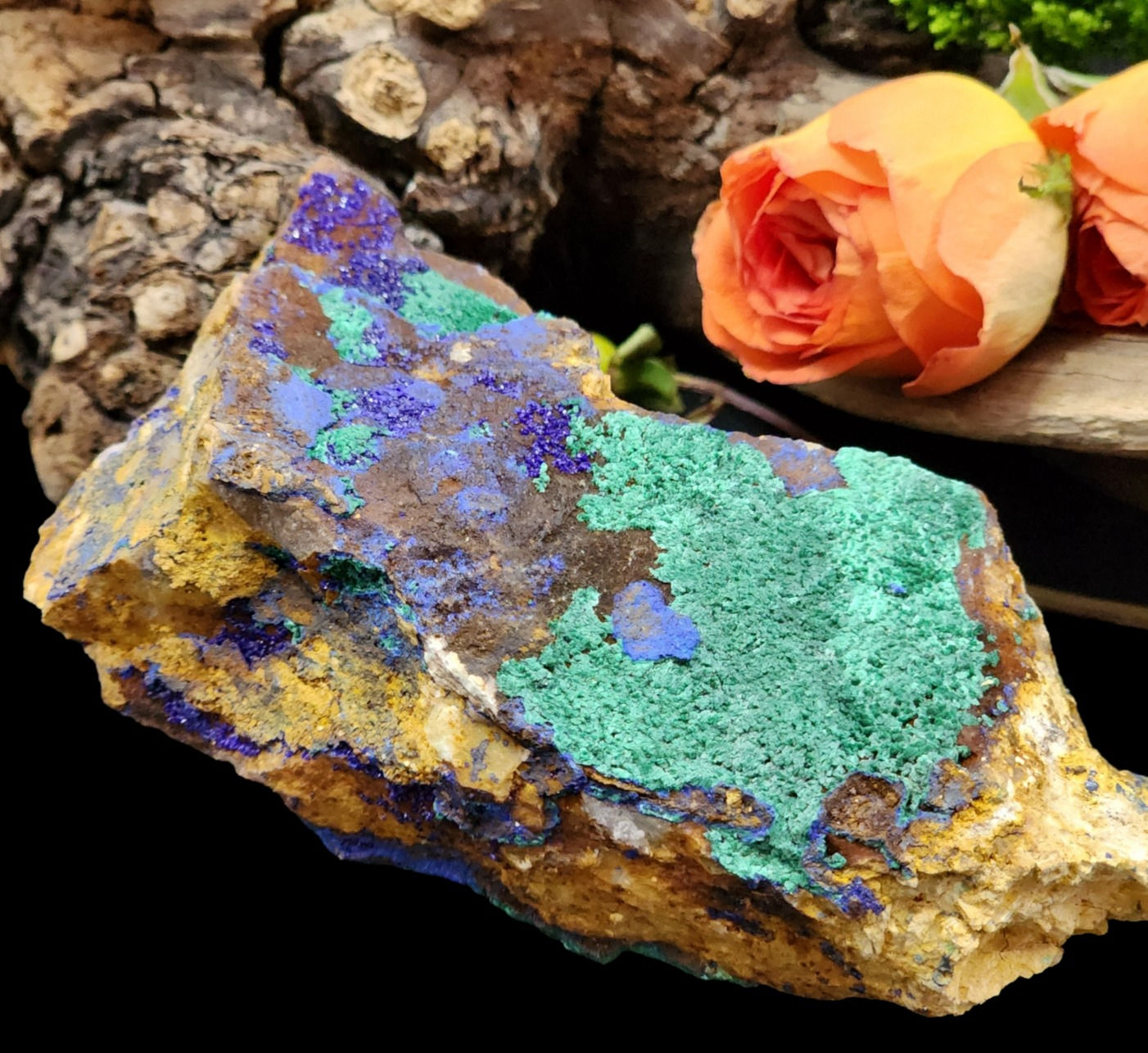 Azurite and Malachite - Rough Mineral Specimen (1)