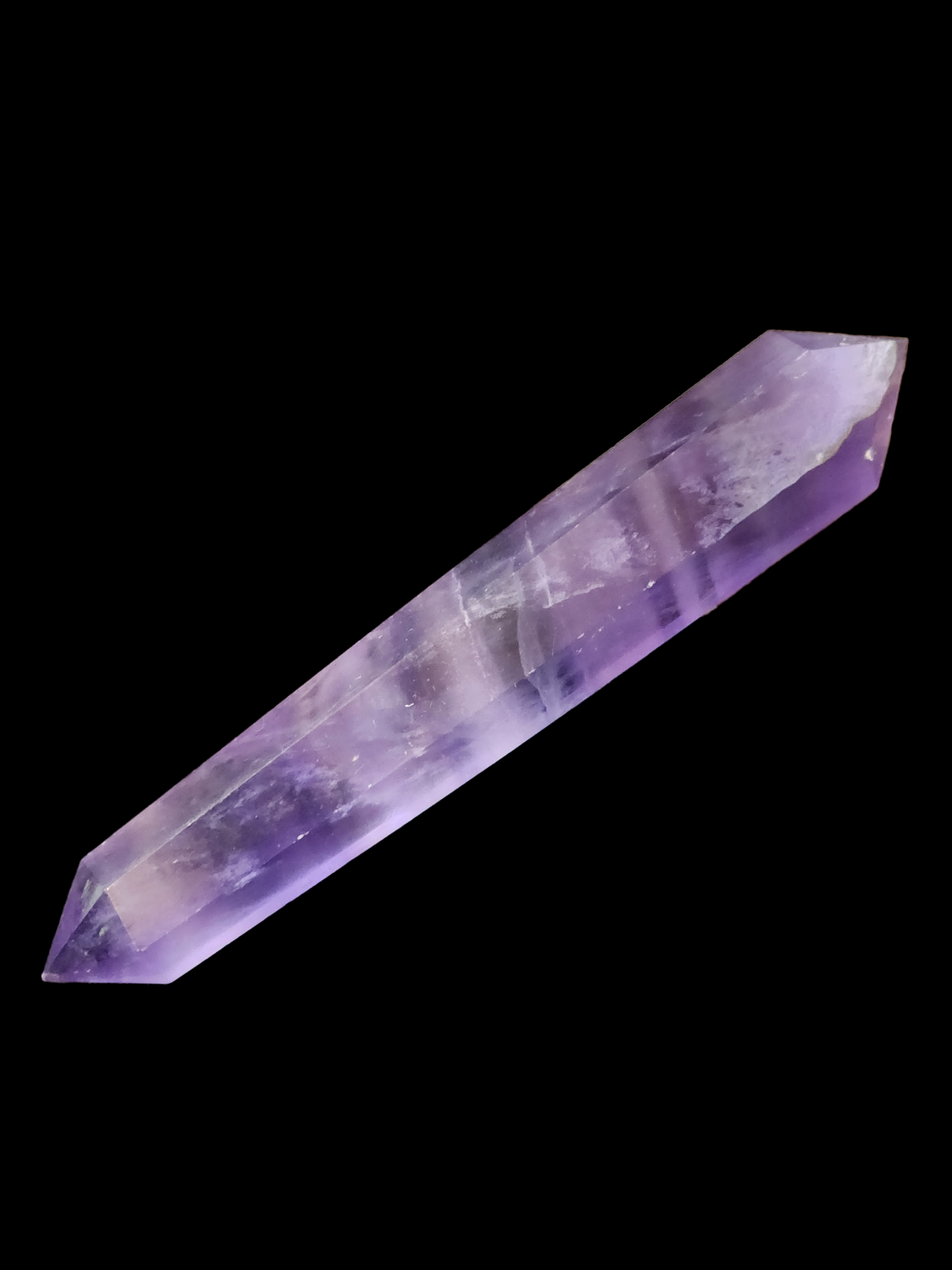 Double Terminated Purple Fluorite Wand