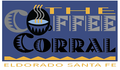 Brand identity logo for newly launched coffee house in Santa Fe, NM