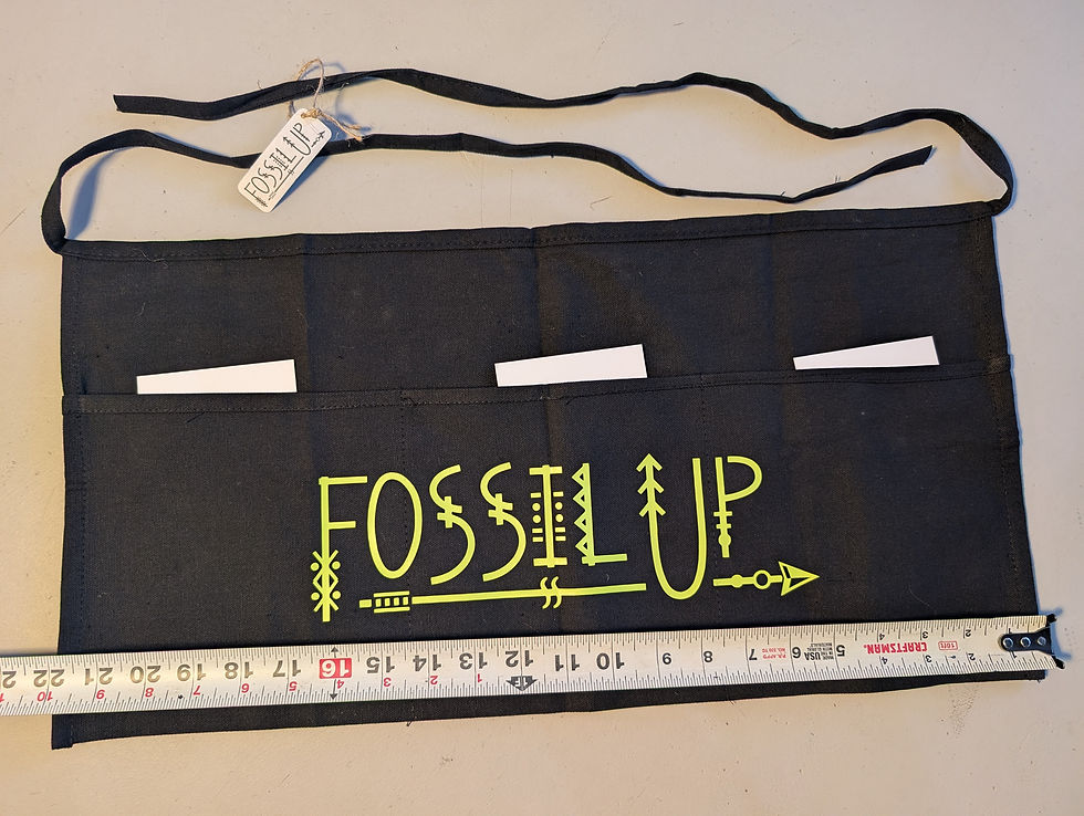 Thumbnail: The Fossil Up Field Apron - 3 Pocket Waist Tie Apron