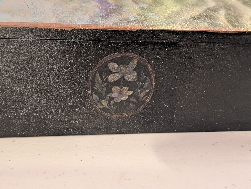 Thumbnail: The Fox's Citadel - Upcycled Cigar Box by ArtbyTode
