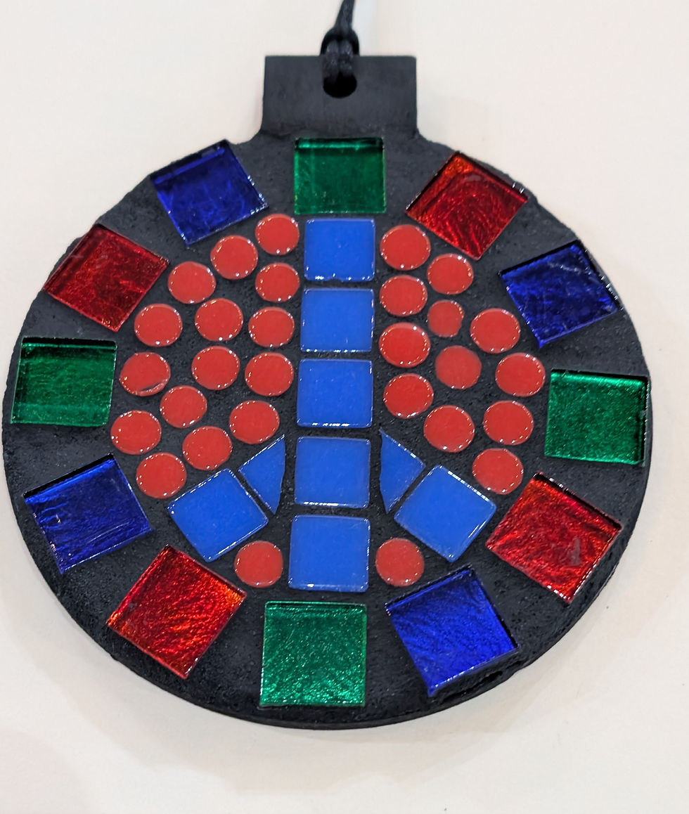 Thumbnail: Primary Peace Mosaic Ornament