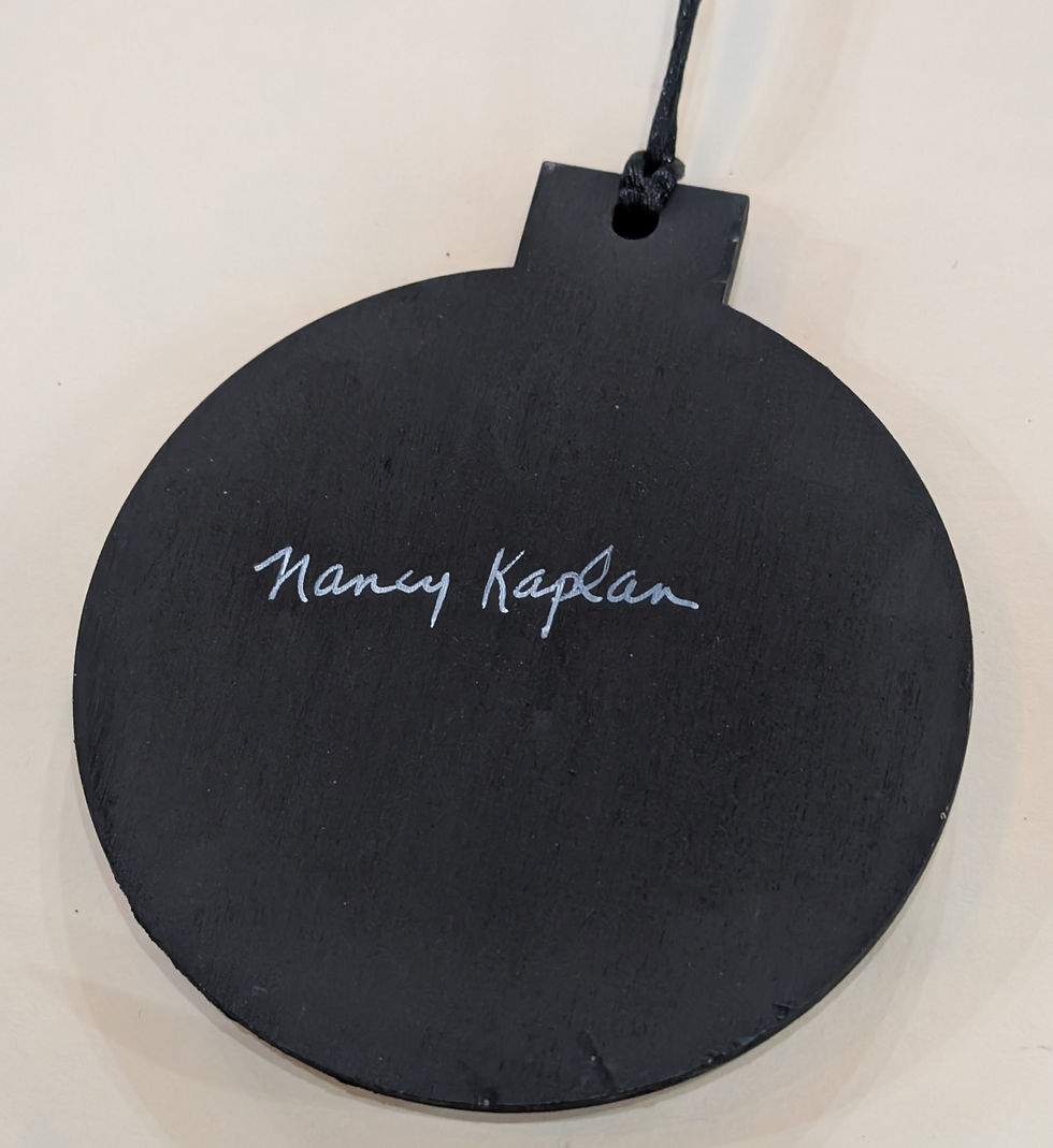 Thumbnail: Aqua Flora Peace Mosaic Ornament