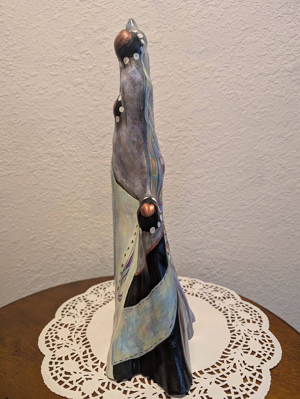 Thumbnail: Hand-painted cypress knee buttons and flowers 