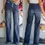 Thumbnail: Vintage Straight Pants High Waisted Baggy Jeans