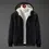 Thumbnail: Men's Lamb Cashmere Fleece Hooded Jacket