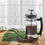 Thumbnail: Stainless Steel Heat Resistance Borosilicate Glass Travel Coffee Maker