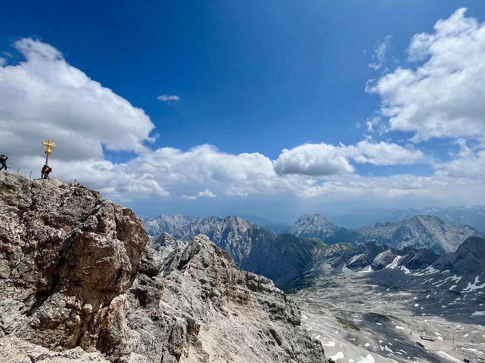 The 'actual' summit of the Zugspitze mountain, at 2963m!!