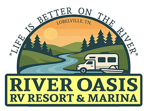 river oasis rv resort and marina logo