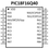 Thumbnail: Microchip PIC18F16Q40 PIC Microcontroller 64MHz  64K ROM  4K RAM  20 pin DIP