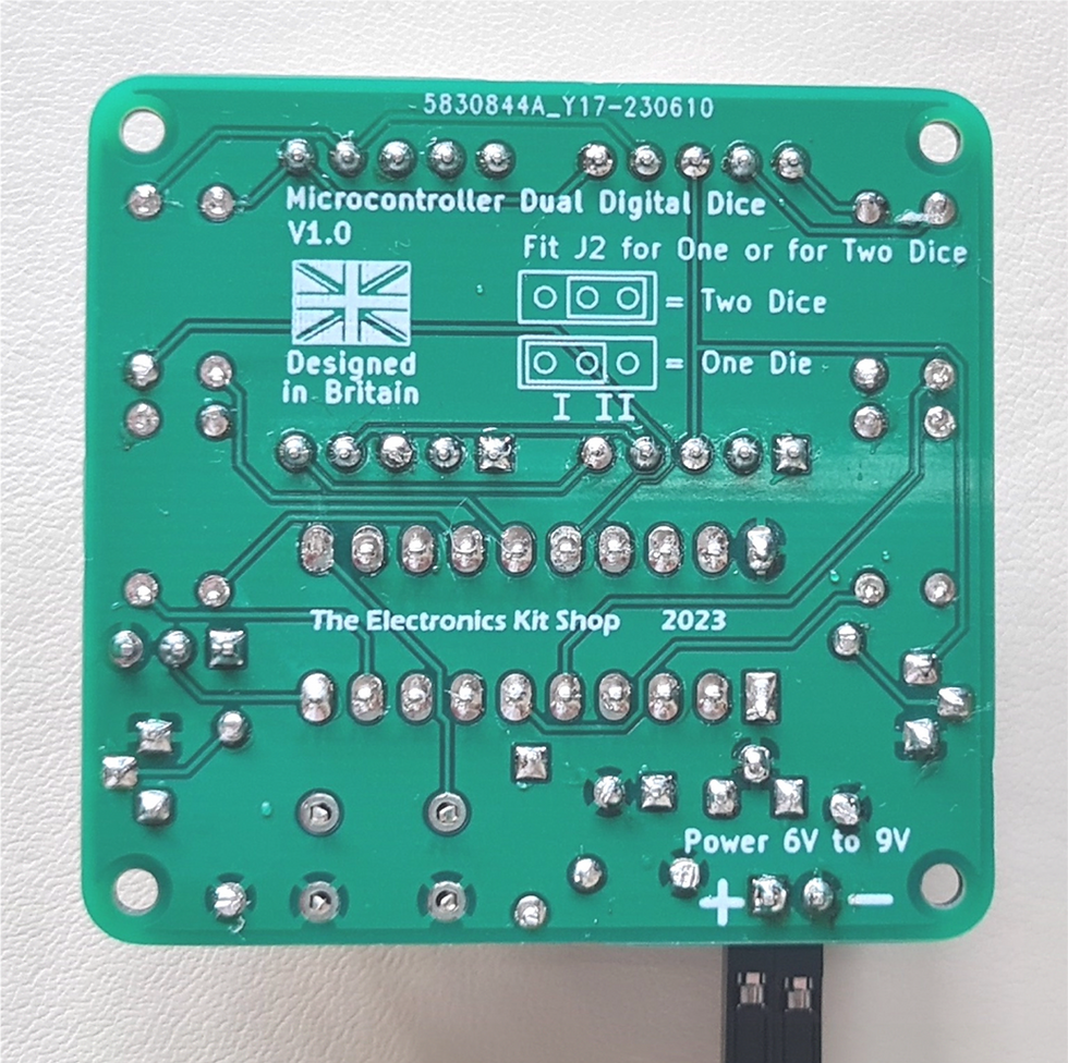 Thumbnail: 7-Segment LED Electronic Digital Dice Kit