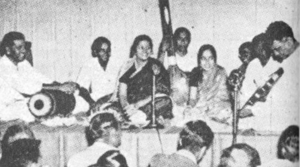 T. Chowdaiah with M. S. Subbalakshmi