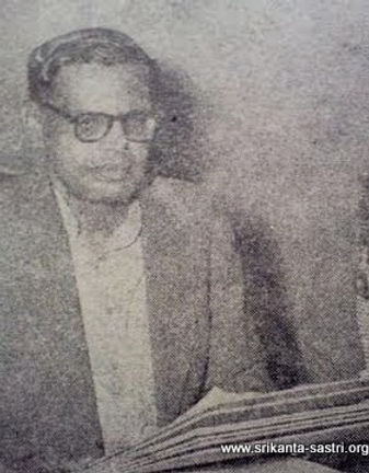 Dr. S. Srikanta Sastri (© K. G. Somsekhar)