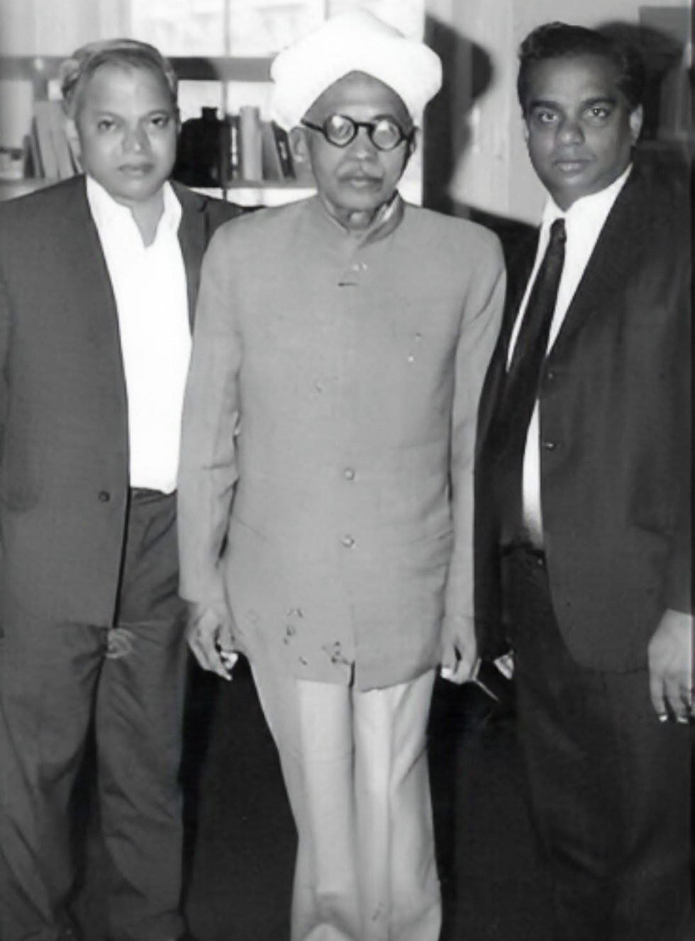 L - R: Mathur Krishnamurthy, V. Seetharamaiah, ?