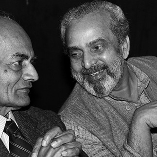 H. Y. Sharada Prasad with U. R. Anantamurthy
