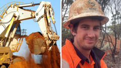 Excavator and Driller's offsider Aidan Francis
