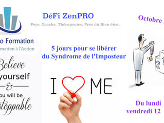 [DéFi ZenPro / Gratuit] 5 jours pour Se Libérer du Syndrome de l'Imposteur !