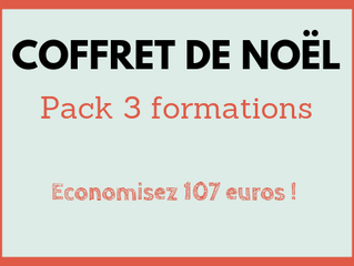 Coffret de Noël : Pack de 3 formations