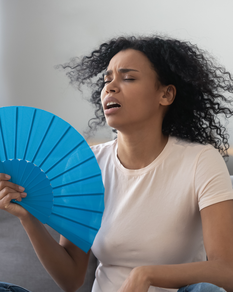 Black woman are more likely to have more frequent hot flashes, which can often lead to embarrassment when it occurs in public.