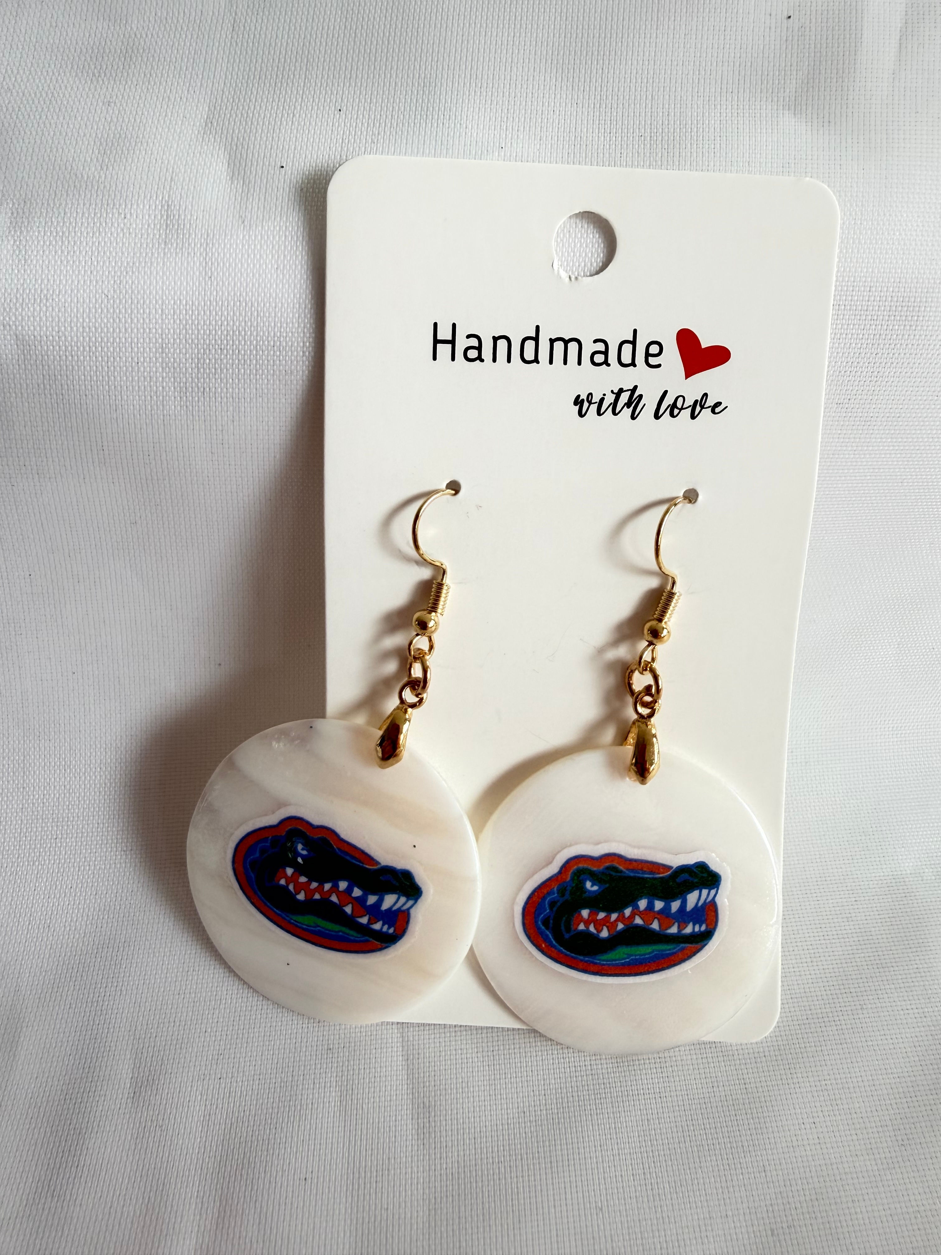 Florida Round Dangle Earrings