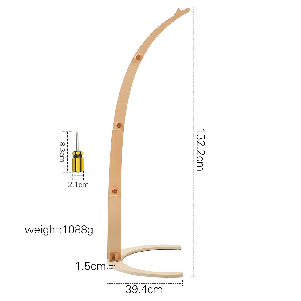 Thumbnail: Baby Crib Bed Bell Musical Box Holder Arm Toy with Imitation Wood Grain