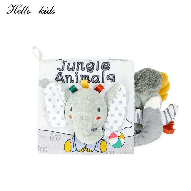 Thumbnail: 3D Montessori Baby Cloth Books