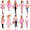 Thumbnail:  Fantastic Fairyland Mix Pink Series Outfits for Barbie Doll