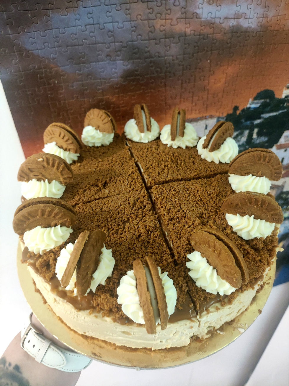 Sernik na zimno lotus