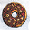 Donut from the book "The Chocolate Clouds" (children's book illustration)