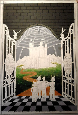 Developmental painting for children's book cover