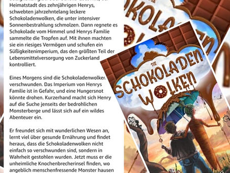 Blogger team "Die Bücherelfen" presents "The Chocolate Clouds."