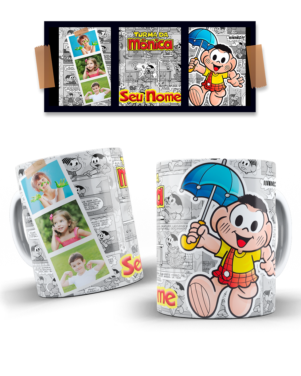 Miniatura: Caneca Personalizada Turma da Mônica